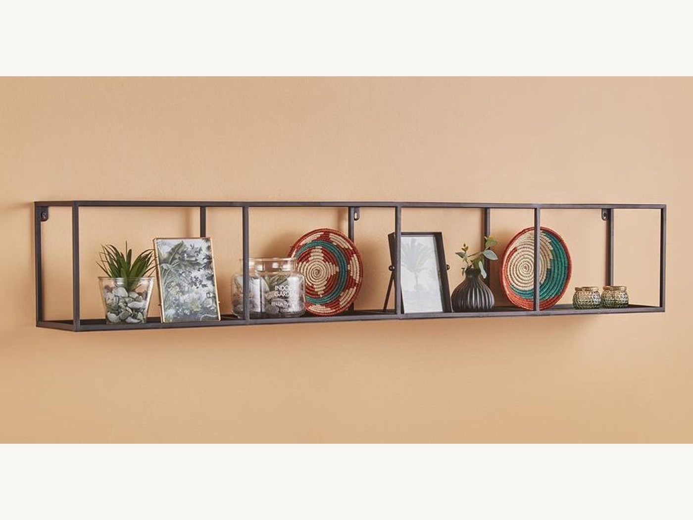 Zarafet 149 cm Metal Duvar Rafı DE5-167